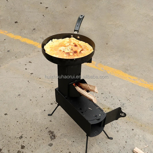 Portable Wood-Burning Camping Stove